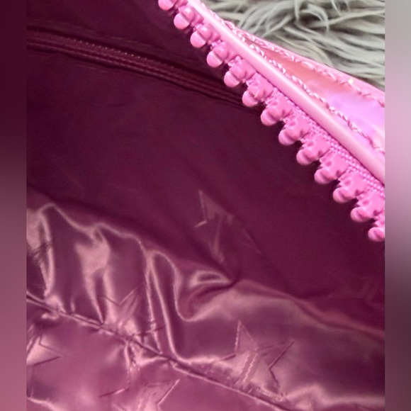 NWT Jeffree Star WINTER 2024 PINK Holographic Bag - Picture 7 of 12